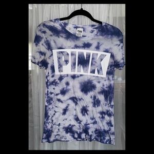 PINK tie-dye t-shirt
